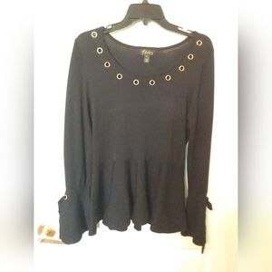 Thalia Sodi Ladies Medium Black Sweater